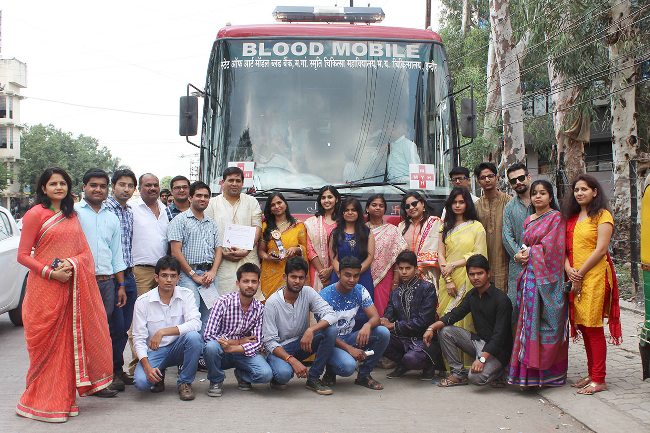 Arena Animation GBS Team at Blood Donation Camp organised by the Campus