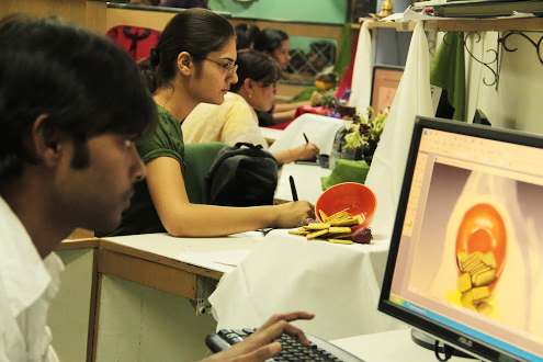 A photograph from Digital Painting Competition organised at Arena Animation GBS Campus